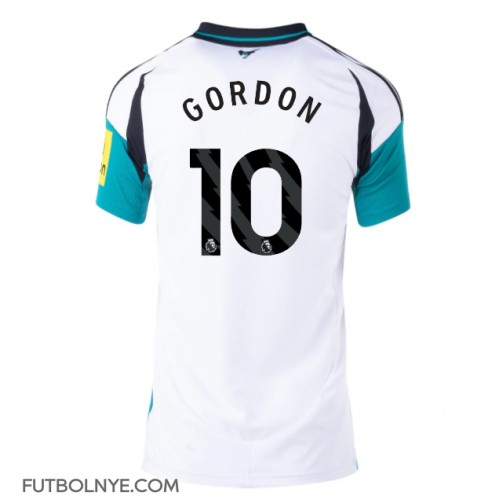 Camiseta Newcastle United Anthony Gordon #10 Visitante Equipación para mujer 2024-25 manga corta